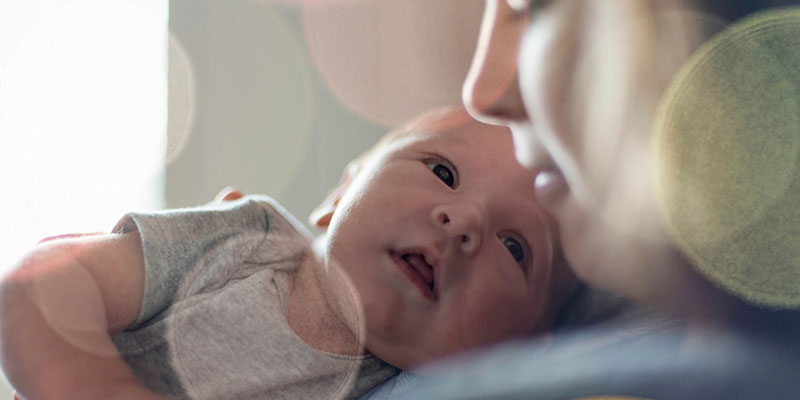 A newborn baby and mother A newborn baby and mother