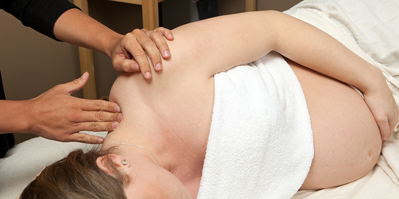 A woman getting a massage A woman getting a massage