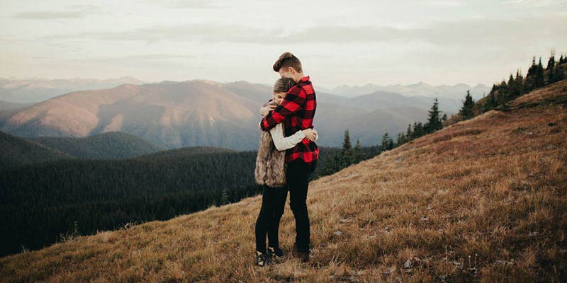 A couple embracing A couple embracing