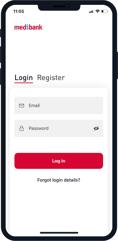 Open the My Medibank app