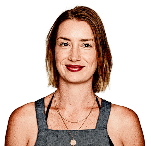 Woman smiling